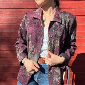 Vintage paisley tapestry jacket